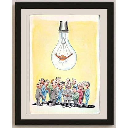 Romanov Vladimir 43x30cm Orijinal Karikatür BOD04402