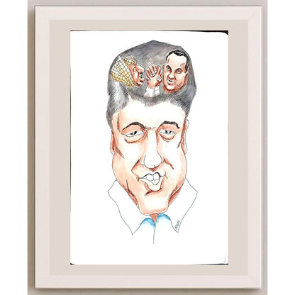 Romanov Vladimir 43x30cm Orijinal Karikatür BOD04403