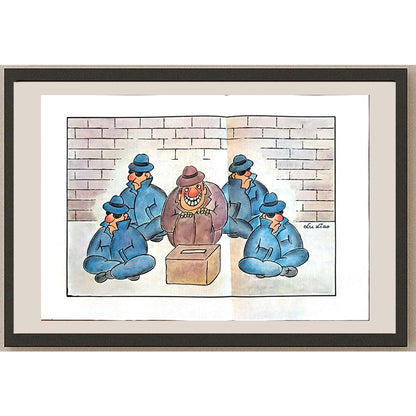 Xu Xiao 35x25cm Orijinal Karikatür BOD04407