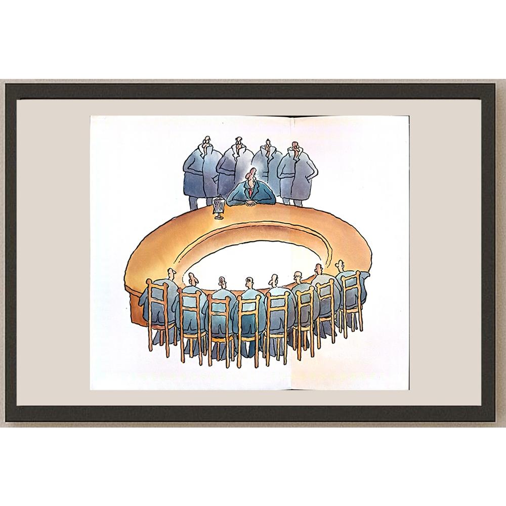Xu Xiao 35x25cm Orijinal Karikatür BOD04408