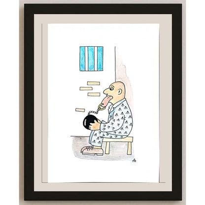 Alexei Talimonov 29x21cm Orijinal Karikatür BOD04416