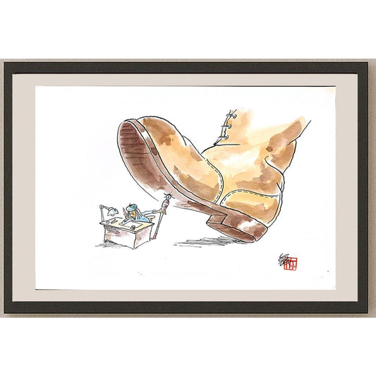 Tahara Tota 36x26cm Orijinal Karikatür BOD04418