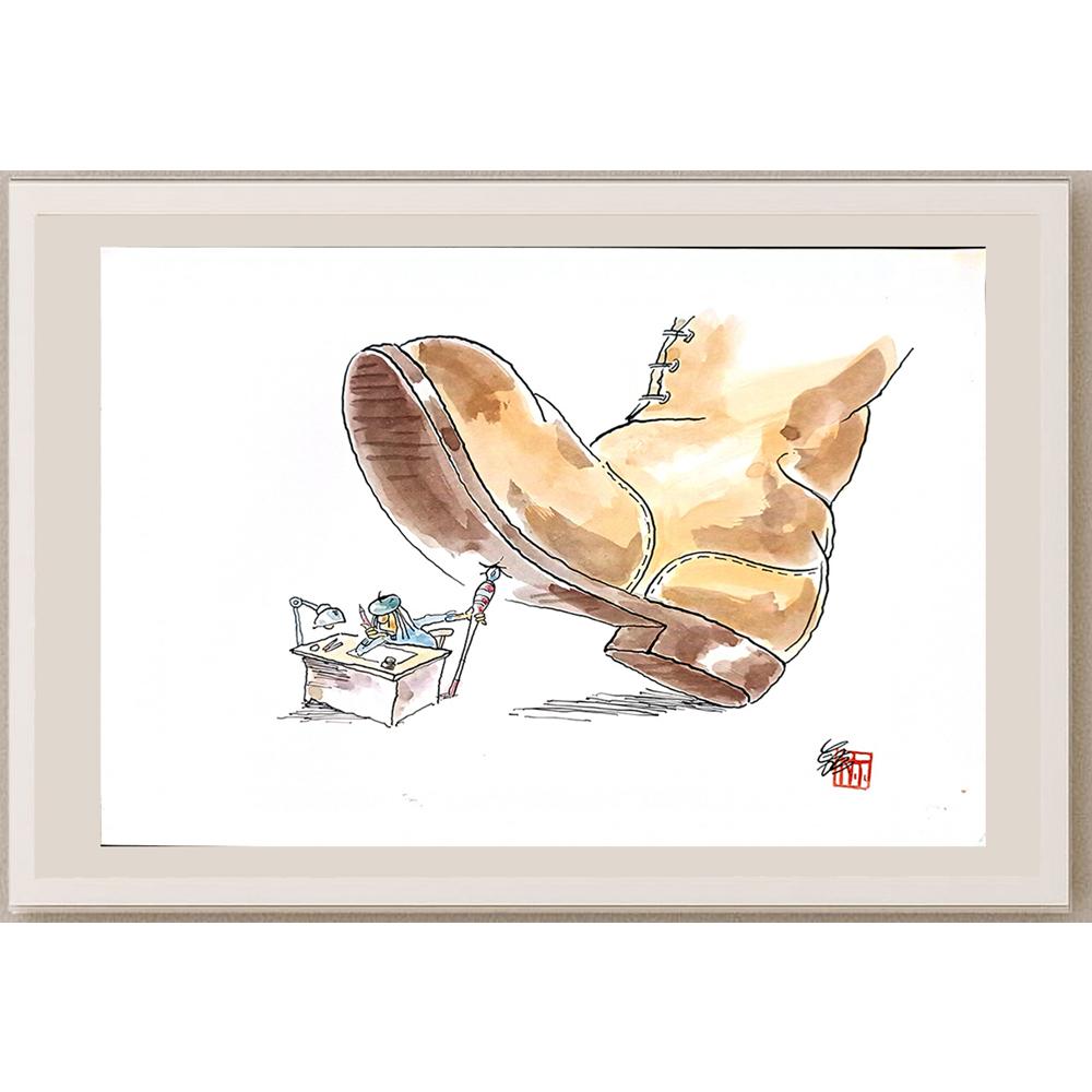 Tahara Tota 36x26cm Orijinal Karikatür BOD04418