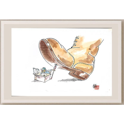 Tahara Tota 36x26cm Orijinal Karikatür BOD04418