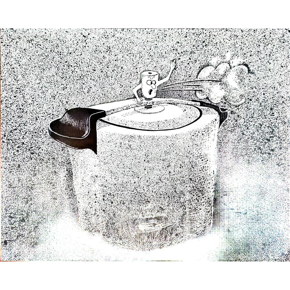 Zdravko Beshendgiev 38x31cm Orijinal Karikatür BOD04419