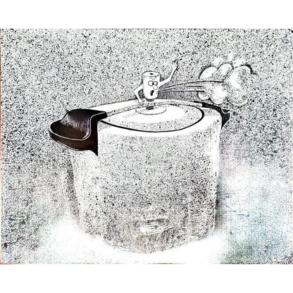 Zdravko Beshendgiev 38x31cm Orijinal Karikatür BOD04419