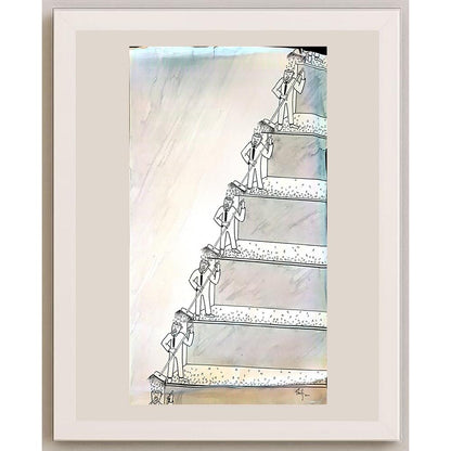 Bossens Philippe 43x25cm Orijinal Karikatür BOD04422