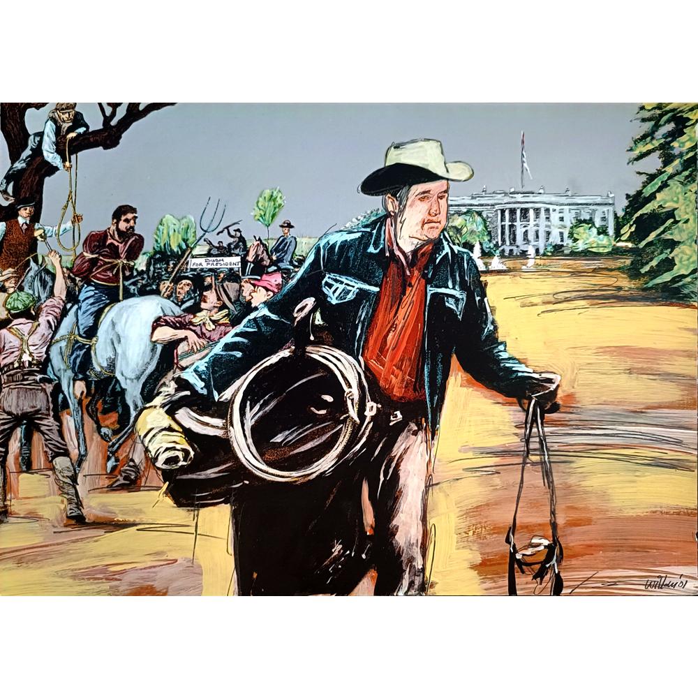 Willem Rasing 43x30cm Orijinal Karikatür BOD04436