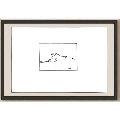 Ruhi Tek 29x21cm Orijinal Karikatür BOD04439