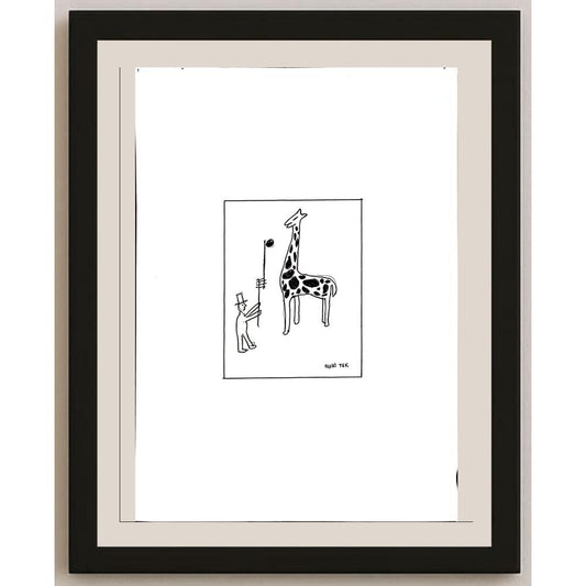 Ruhi Tek 29x21cm Orijinal Karikatür BOD04440
