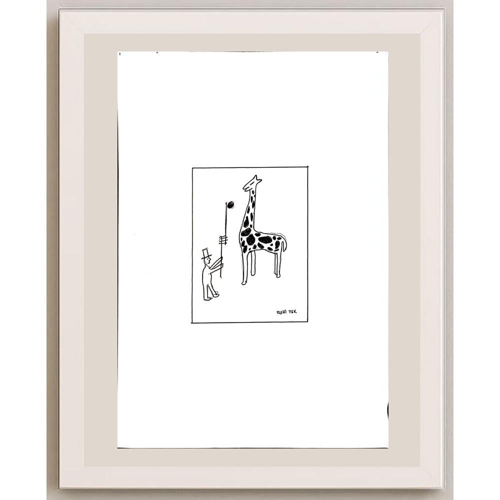 Ruhi Tek 29x21cm Orijinal Karikatür BOD04440