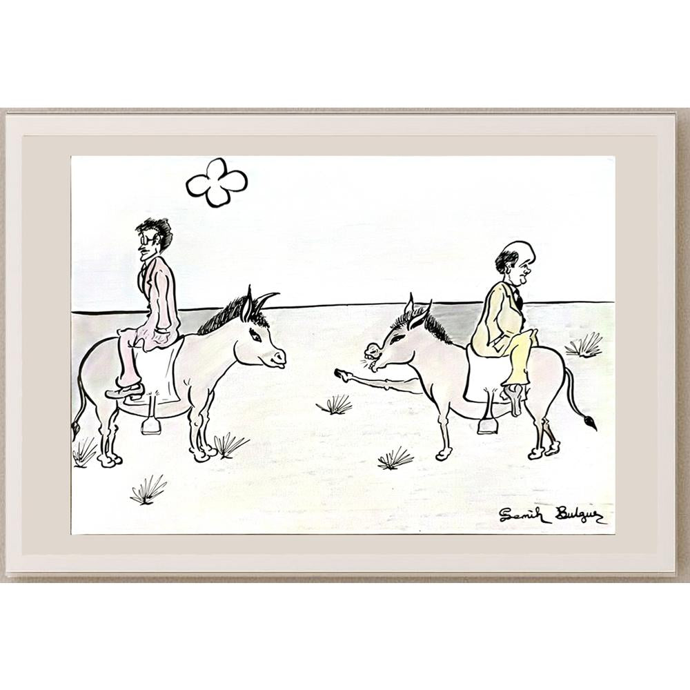 Semih Bulgur 29x21cm Orijinal Karikatür BOD04445