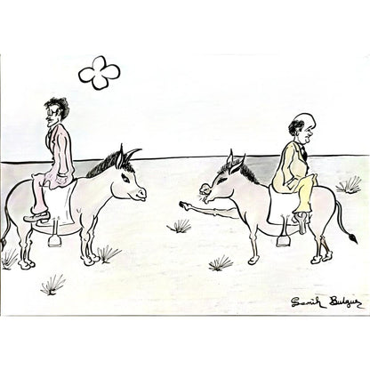 Semih Bulgur 29x21cm Orijinal Karikatür BOD04445