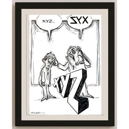 Mustafa Bora 29x21cm Orijinal Karikatür BOD04446