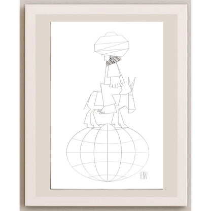 Mehmet Hakan Helvacı 29x21cm Orijinal Karikatür BOD04447