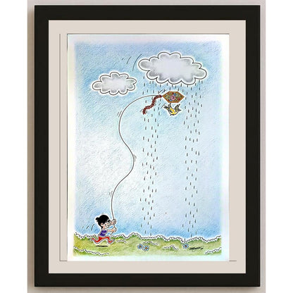 Hüseyin Soylu 35x25cm Orijinal Karikatür BOD04449