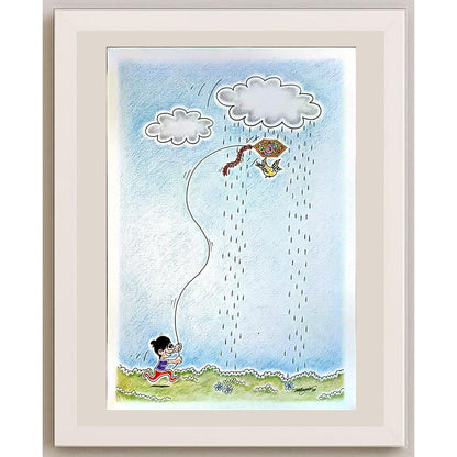 Hüseyin Soylu 35x25cm Orijinal Karikatür BOD04449