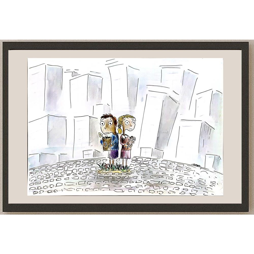 Zafer Yetik 35x25cm Orijinal Karikatür BOD04451