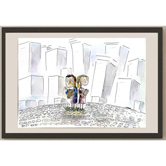 Zafer Yetik 35x25cm Orijinal Karikatür BOD04451