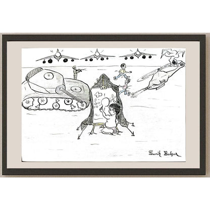 Semih Bulgur 29x21cm Orijinal Karikatür BOD04454