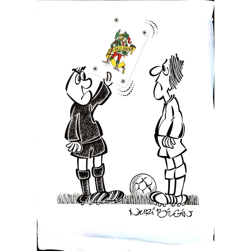 Nuri Bilgin 35x25cm Orijinal Karikatür BOD04455