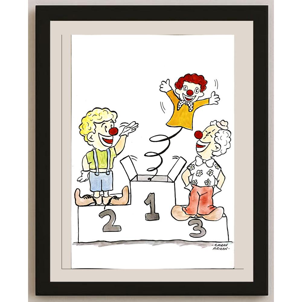 Emrah Arıkan 29x21cm Orijinal Karikatür BOD04457