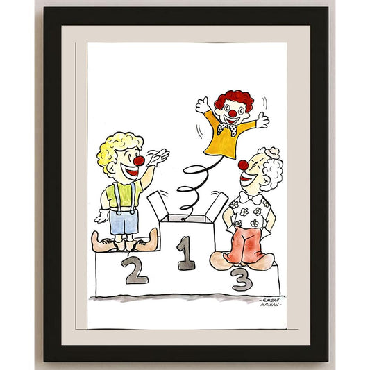 Emrah Arıkan 29x21cm Orijinal Karikatür BOD04457