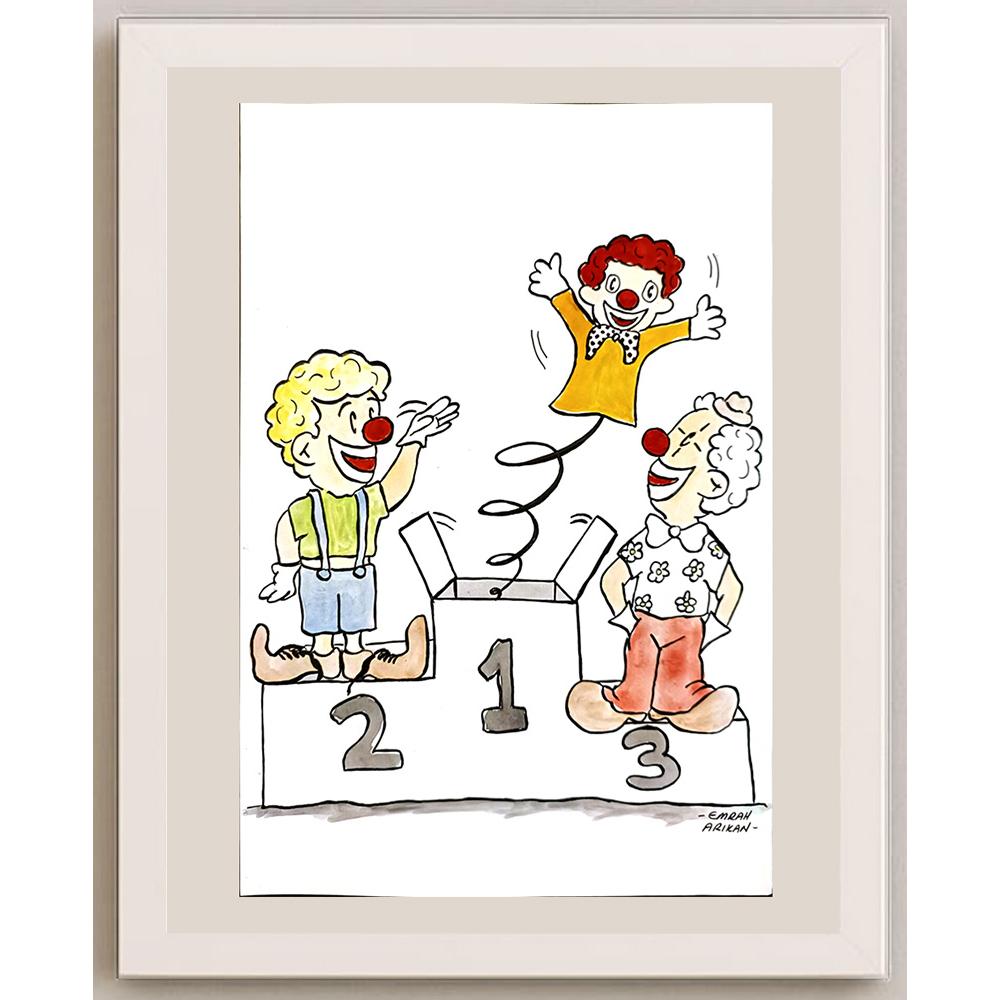 Emrah Arıkan 29x21cm Orijinal Karikatür BOD04457