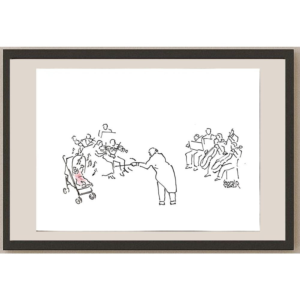 Sami Caner 29x21cm Orijinal Karikatür BOD04458