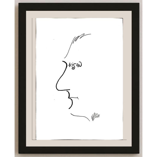 Uğur Pamuk 29x21cm Orijinal Karikatür BOD04463
