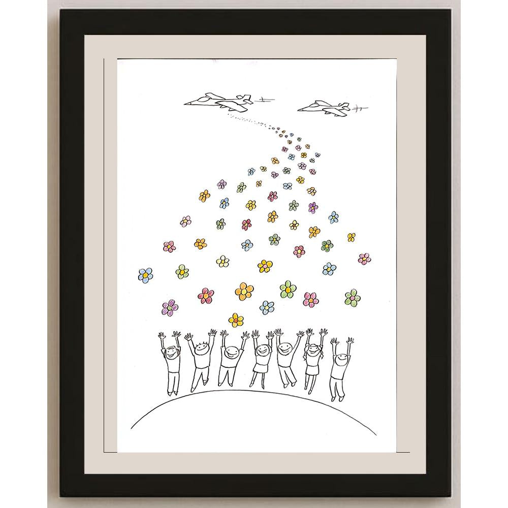 Altan Özeskici 29x21cm Orijinal Karikatür BOD04470