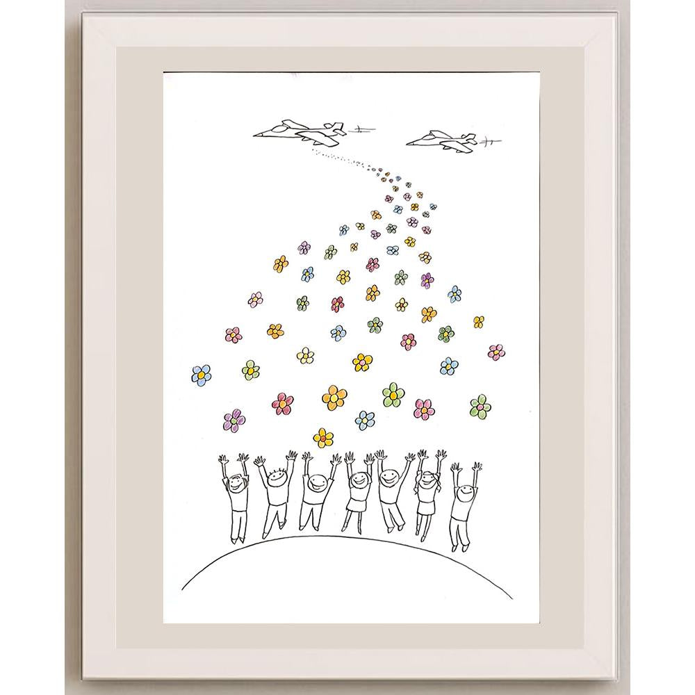 Altan Özeskici 29x21cm Orijinal Karikatür BOD04470