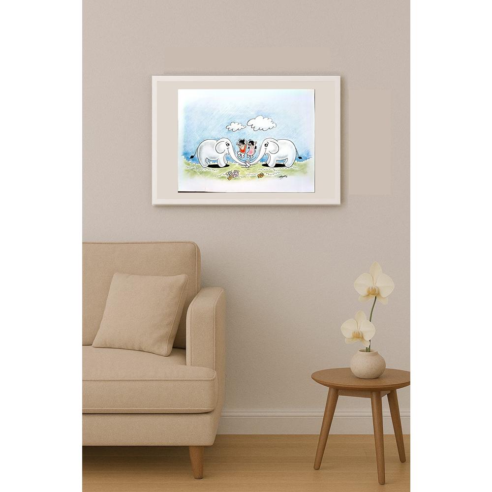 Hüseyin Soylu 29x21cm Orijinal Karikatür BOD04471