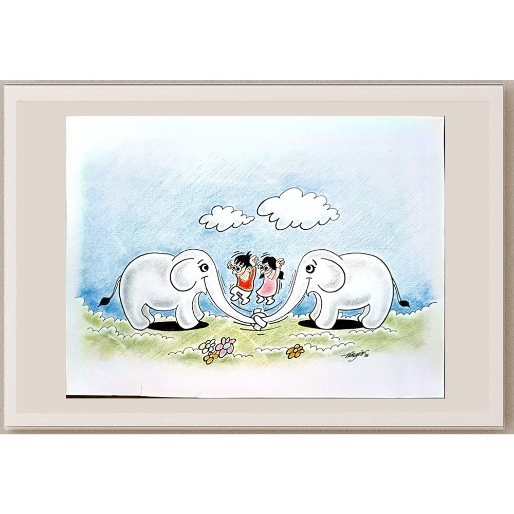 Hüseyin Soylu 29x21cm Orijinal Karikatür BOD04471