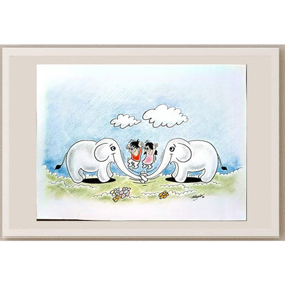 Hüseyin Soylu 29x21cm Orijinal Karikatür BOD04471