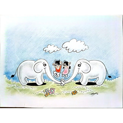 Hüseyin Soylu 29x21cm Orijinal Karikatür BOD04471