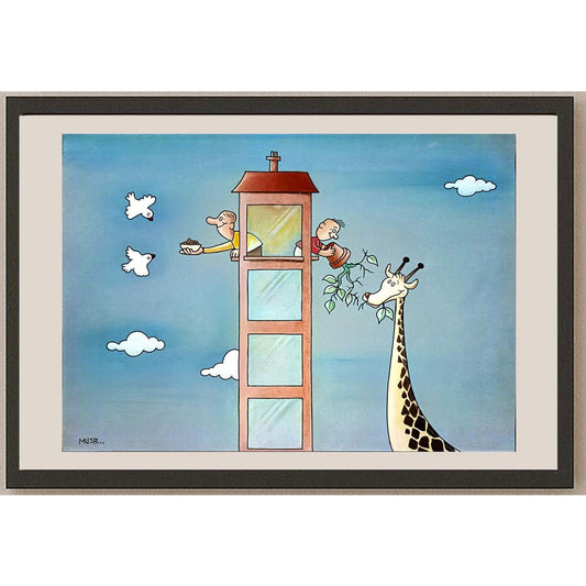 Musa Gümüş 35x25cm Orijinal Karikatür BOD04472