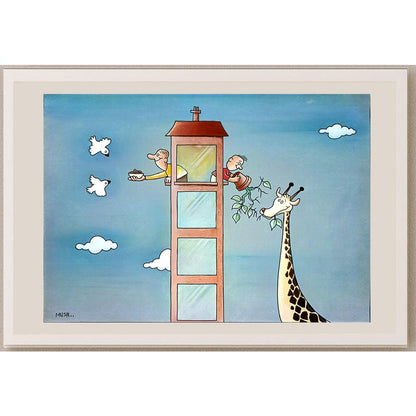 Musa Gümüş 35x25cm Orijinal Karikatür BOD04472