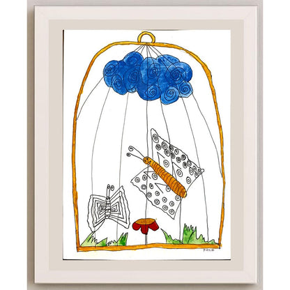 FatihŞentuğ 35x25cm Orijinal Karikatür BOD04474