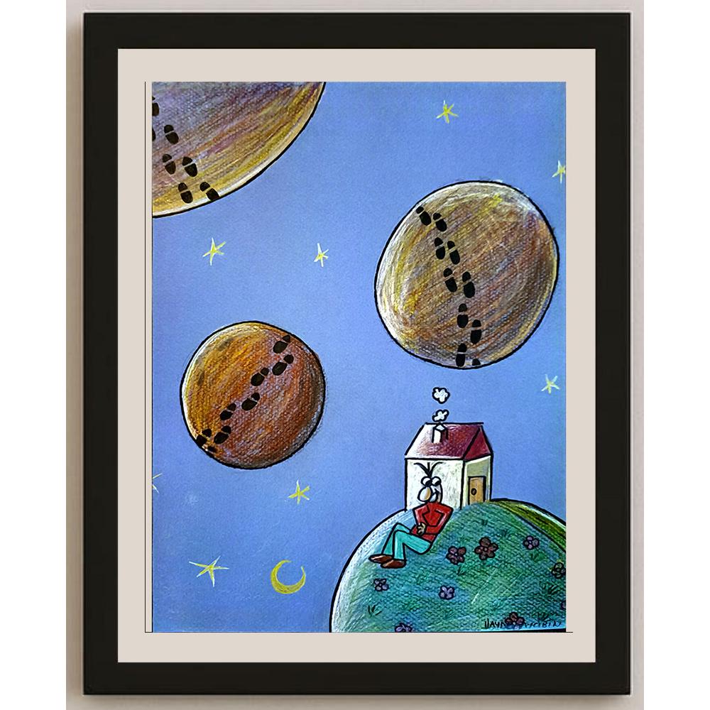 İlayda Aycibin 35x25cm Orijinal Karikatür BOD04480