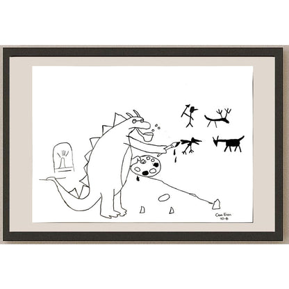 Cem Eren 29x21cm Orijinal Karikatür BOD04482