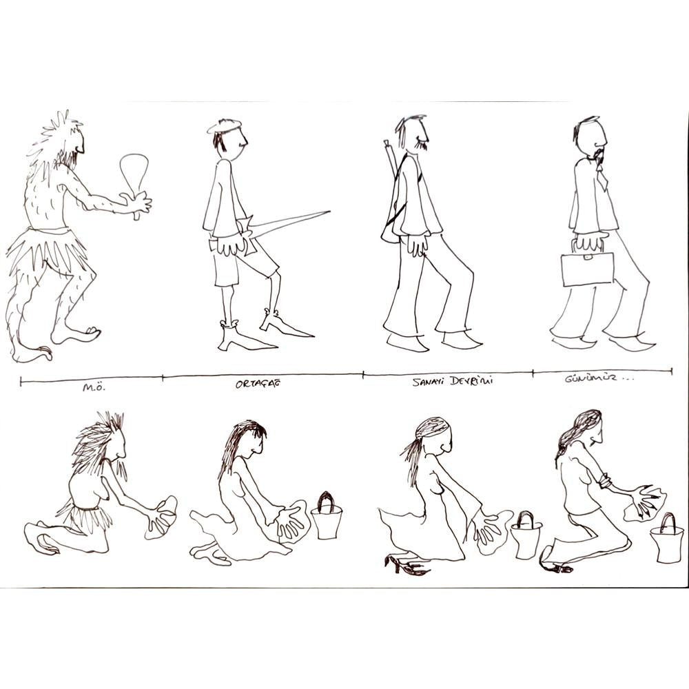 Fetih Ormancı 29x21cm Orijinal Karikatür BOD04483