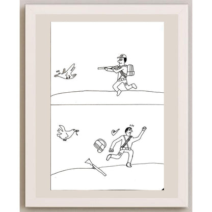 Eray Turan 29x21cm Orijinal Karikatür BOD04484