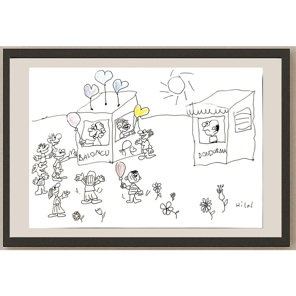 Hilal Yıldız 29x21cm Orijinal Karikatür BOD04486
