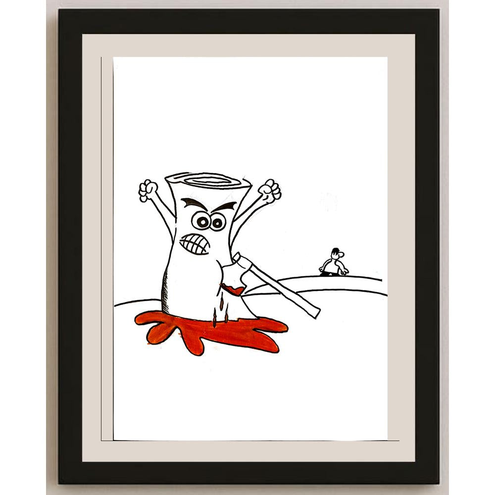 Başak NazŞimşek 29x21cm Orijinal Karikatür BOD04487