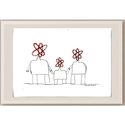 Mengü İşmen 35x25cm Orijinal Karikatür BOD04494