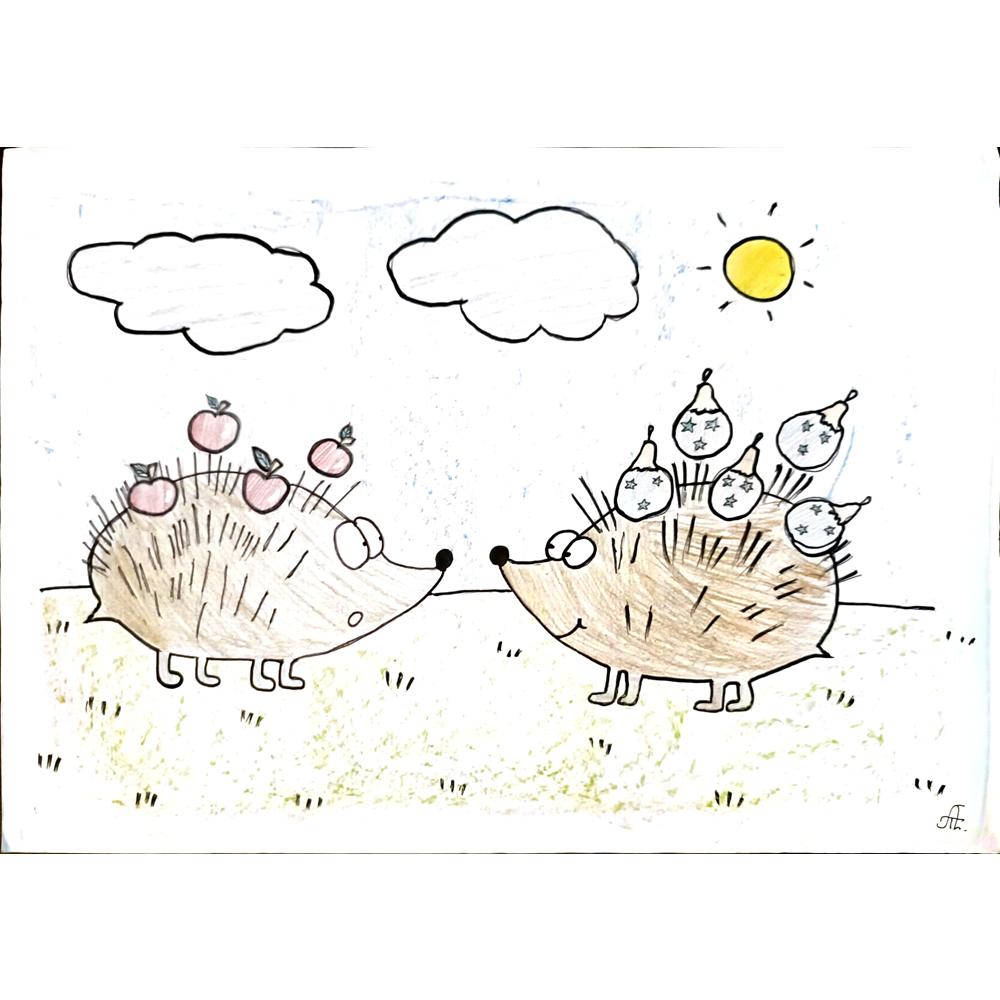 Sasha Torgova 43x30cm Orijinal Karikatür BOD04500