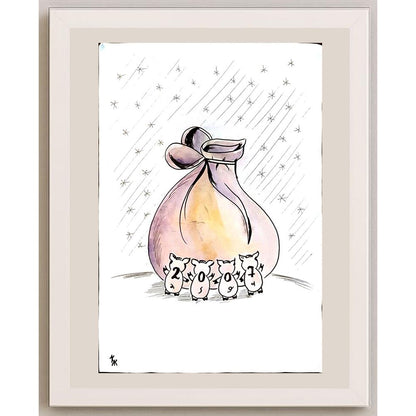 Zenya Kuznetzova 43x30cm Orijinal Karikatür BOD04503