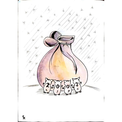 Zenya Kuznetzova 43x30cm Orijinal Karikatür BOD04503