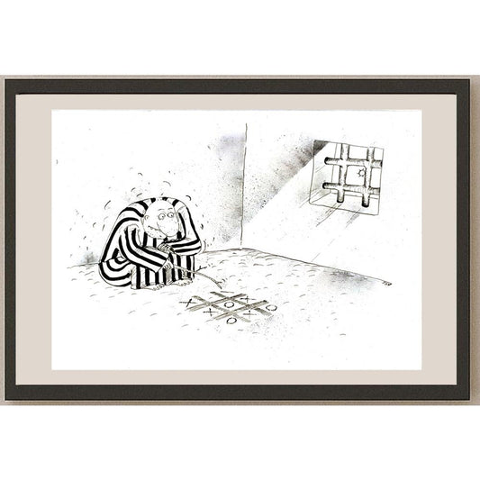 Sokolov Sergey 43x30cm Orijinal Karikatür BOD04509